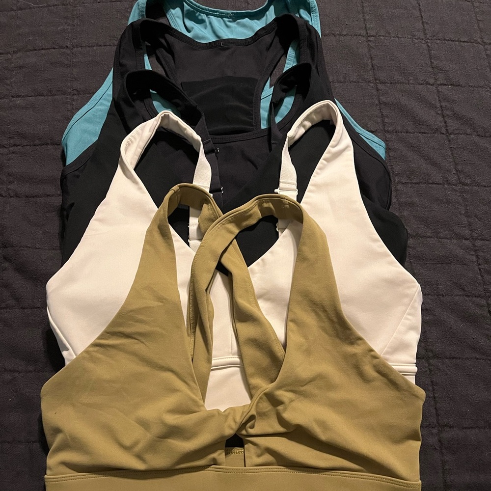 Women's Fabletics Multi-Color Sports Bras Set of 5